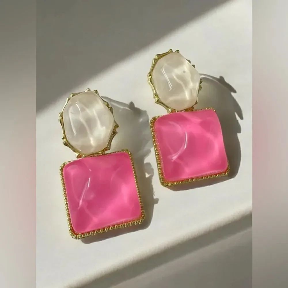 Crystal drop earrings N845